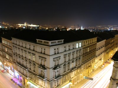 EA Hotel Sonata**** - noční výhled z hotelu